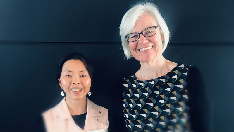 Sokgech Heng with Professor Alison Ritter