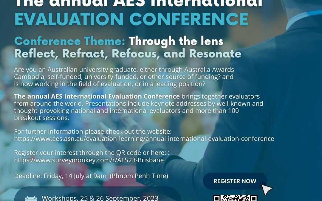 The annual AES International Evaluation Conference