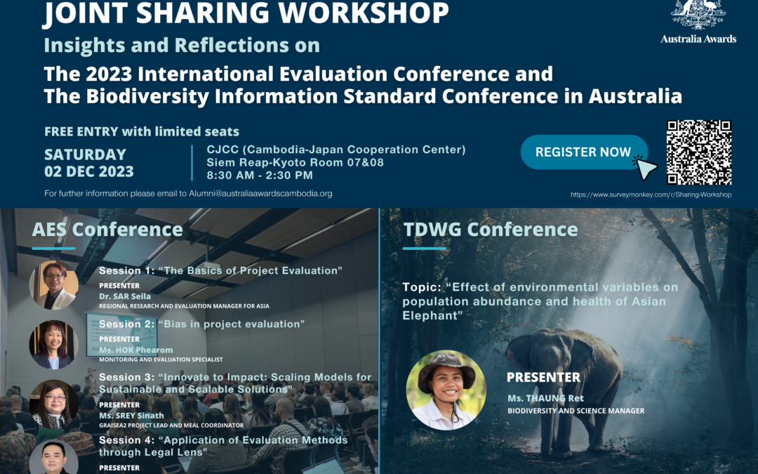 Project evaluation workshop & Reflections on TDWG
