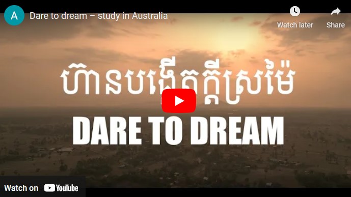 Dare to dream – study in Australia