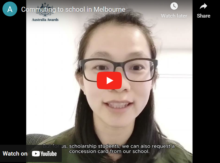 Getting to school in Melbourne!