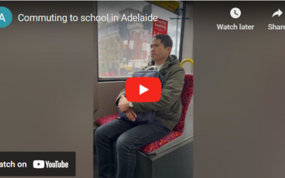 Getting to school in Adelaide!
