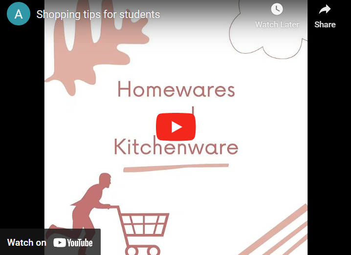 Shopping tips for students