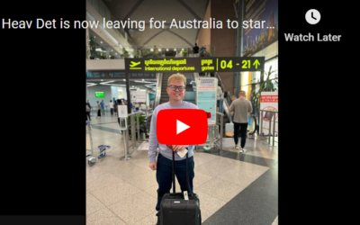 Det, a person with vision impairment, starts Australian education journey!