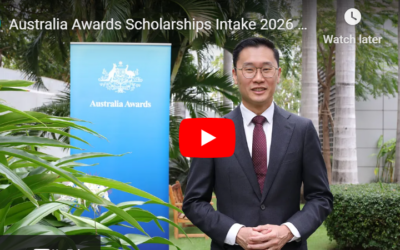 Intake 2026 Australia Awards Scholarships Open