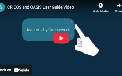 CRICOS and OASIS User Guide Video