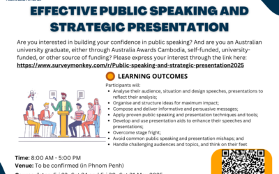 Effective Public Speaking and Strategic Presentation Training