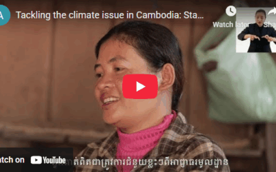Research for Change: Tackling the climate issue in Cambodia: Standing with rural women: Building climate resilience