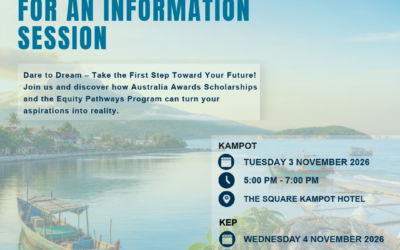 Information session: Australia Awards is coming to Kampot and Kep!